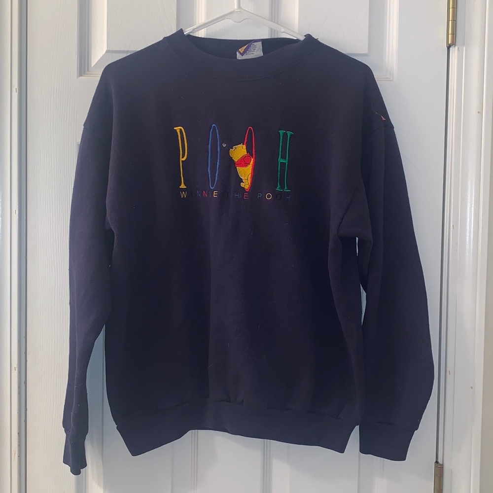 Vintage Embroidered Winnie The Pooh Crewneck